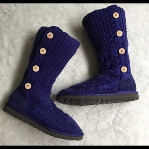 preowned ugg boots(purple)